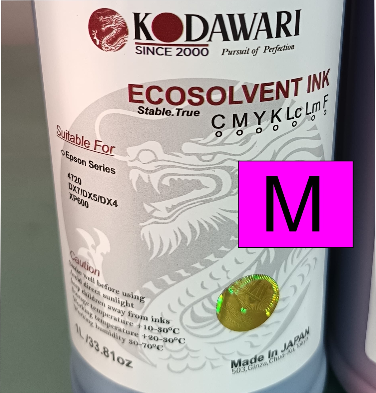 Eco-solvent magenta ink
