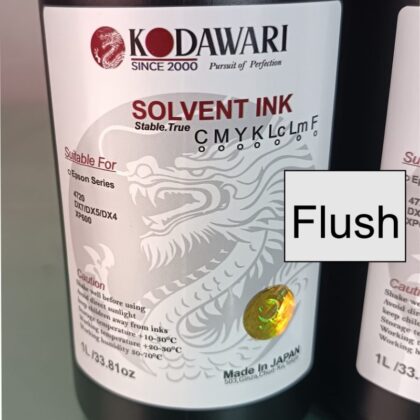 Eco-solvent flush cleaning fluid